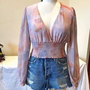 Wilfred Pink and Blue Blouse